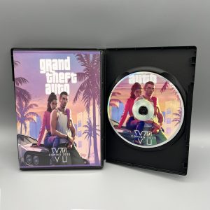 Premium Flower Grand Theft Auto 6 CD Cases with Mylar Bags 3.5 Grams