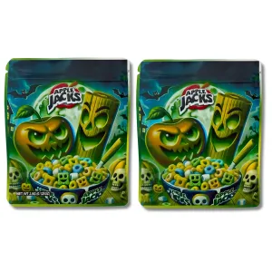 Apple Jacks 3.5g Mylar Bags, Halloween Themed Cannabis Packaging