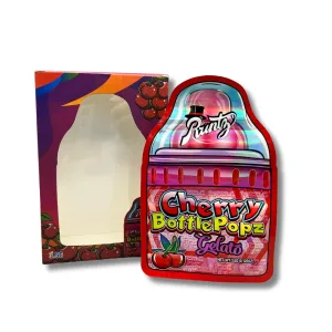 Cherry BottlePopz Gelato 3.5g Window Boxes With Bags