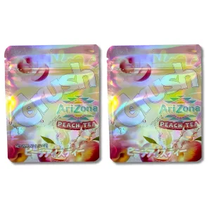 Crush Arizona 3.15g Mylar Bags, Premium Holographic Foil Packaging