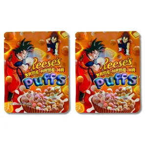 Dragon Ball Z Themed Cannabis 3.5g Mylar Bags