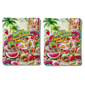 Hubba Bubba 3.5g Mylar Bags, Fruit-Printed Waterproof Packaging