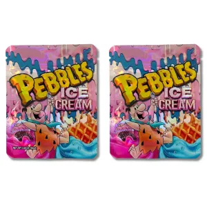 PEBBLES ICE CREAM 3.5G Mylar Bags