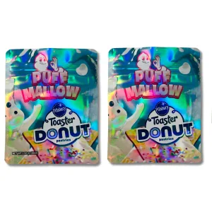Puff Mallow 3.5g Holographic Mylar Bags