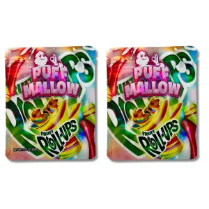 Puff Mallow Fruit Roll-Ups 3.5g Mylar Bags