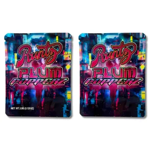 Runtz Plum Popperz 3.5g Mylar Bags