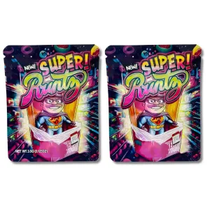 SUPER Runty 3.5g Mylar Bags