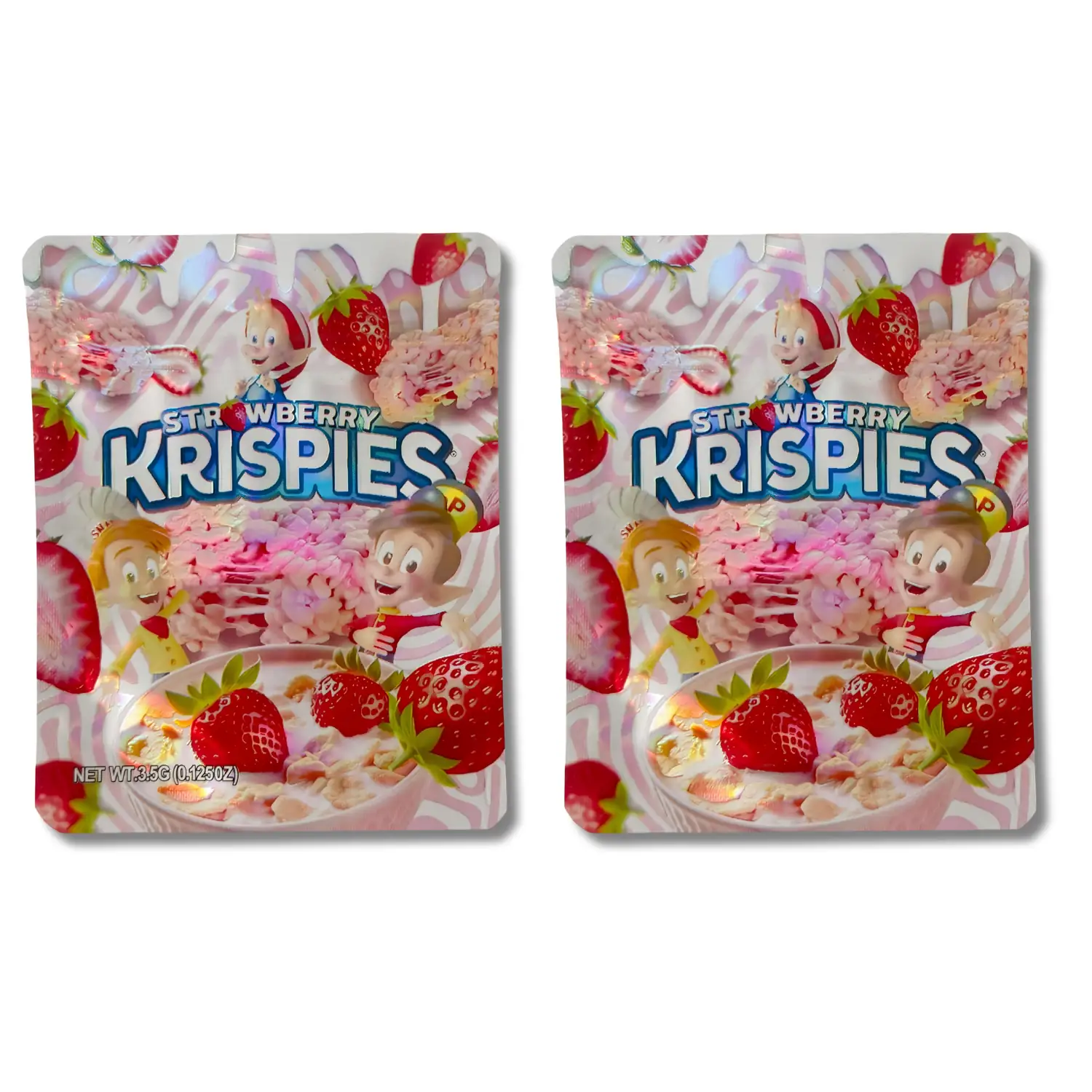 Strawberry_Krispies_3.5g_Mylar_Bags_Premium_Aluminum_Foil_Packaging_for_Cannabis_Products