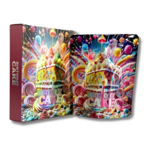 BIRTHDAY CAKE 3.5g Mylar Bags With Boxes