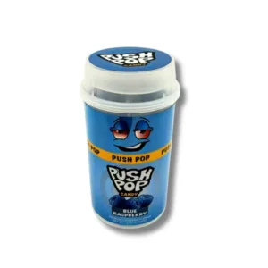 Blue Raspberry Push Pop Candy 3.5g Push Pop Container