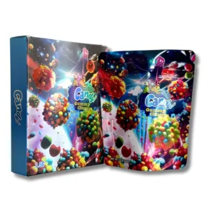 Candy Gummy Clusters 3.5g Mylar Bags With Boxes