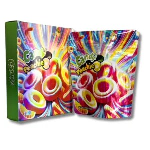 Candy Peachie 3.5g Mylar Bags With Boxes