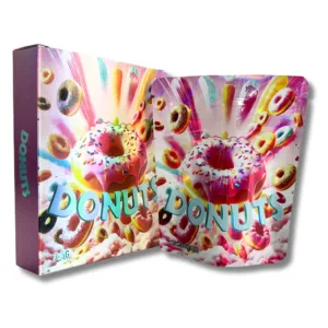 DONUTS 3.5g Mylar Bags With Boxes