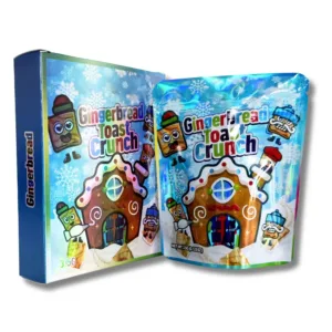 Gingerbread Toast Crunch 3.5g Mylar Bags With Boxes