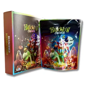 HALLOWEEN CRUNCH 3.5g Mylar Bags With Boxes