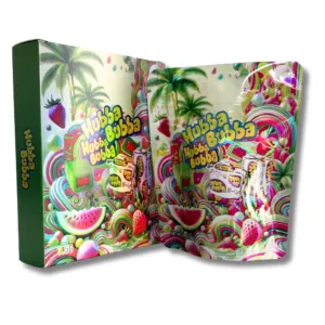 Hubba Bubba 3.5g Mylar Bags With Boxes