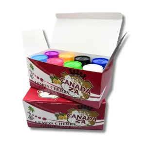 Lemon Cherry Ginger Ale 3.5g Soda Cans With Boxes