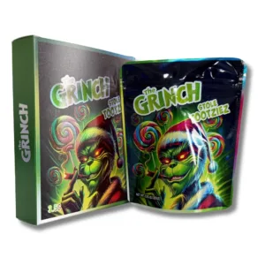 The Grinch Stole Tootz 3.5g Mylar Bags With Boxes